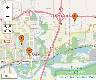 Area schools map